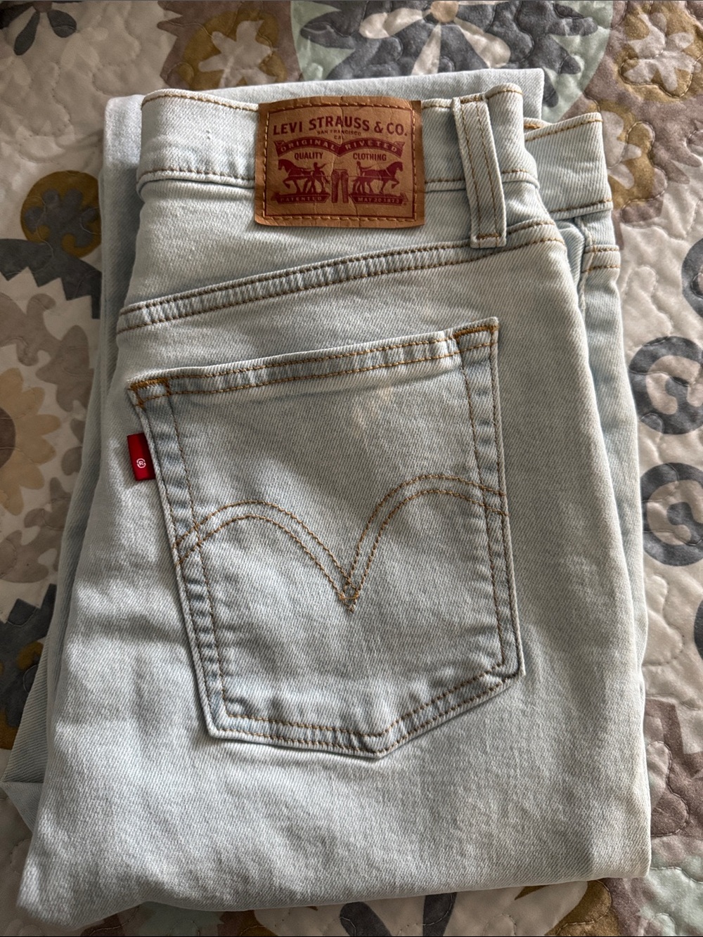 Levi's Light Blue Women's Button Fly Jeans